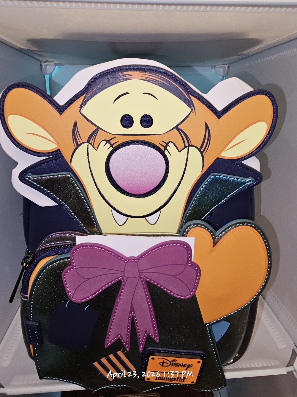 Loungefly Disney Halloween Winnie the Pooh Vampire Tigger Cosplay Mini Backpack